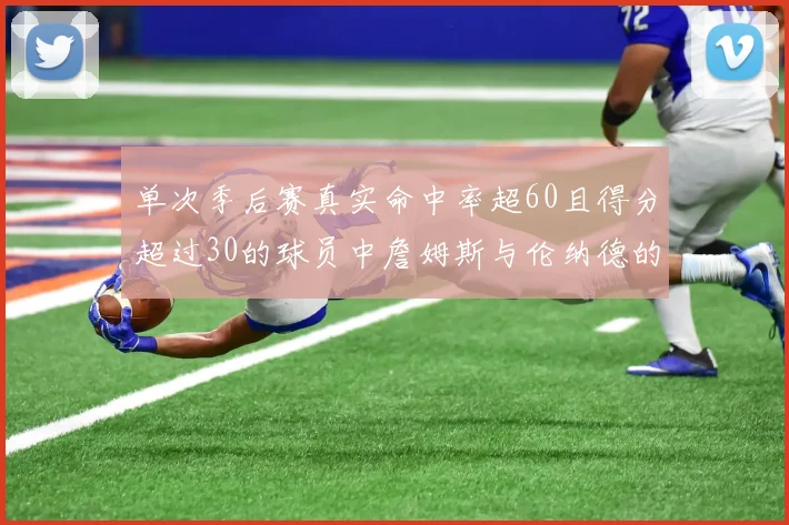 单次季后赛真实命中率超60且得分超过30的球员中詹姆斯与伦纳德的传奇表现